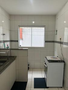 Koupelna v ubytování Aconchegante apartamento II