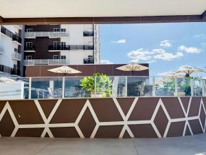 Uma varanda ou terraço em Spazzio Diroma - Acesso gratuito ao Acqua Park e Splash