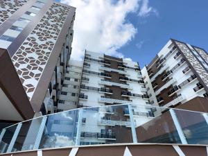 O edifício em que o hotel se localiza