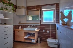 Ένα μπάνιο στο Penthouse Belvedere City View with Private Parking +14 φωτογραφίες