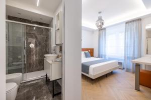Koupelna v ubytování Hezio Guest House