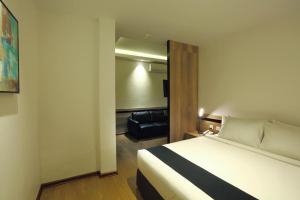 Katil atau katil-katil dalam bilik di K.C Hotel