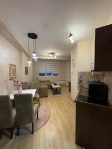 Kuchyň nebo kuchyňský kout v ubytování Apartman centar- Montana