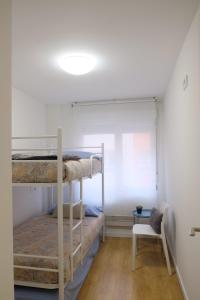 Postel nebo postele na pokoji v ubytování Piso electra