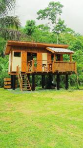 Zahrada ubytování Casa Rudá Paraty