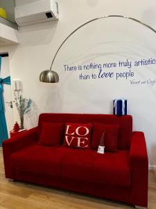 Posezení v ubytování Le Dimore Dell’Artista