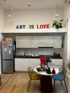 Kuchyň nebo kuchyňský kout v ubytování Le Dimore Dell’Artista