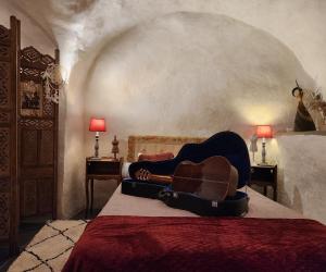 Postel nebo postele na pokoji v ubytování Les clés des pistes