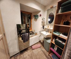 Posezení v ubytování Les clés des pistes