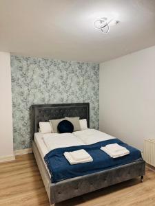 En eller flere senge i et værelse på Charmantes Altstadt-Juwel an der Elbe