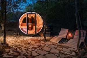 Zahrada ubytování TrojHouse