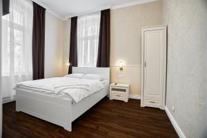 Uma cama ou camas num quarto em Chateau Franz