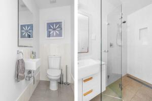 Een badkamer bij Riverleigh, Gerroa