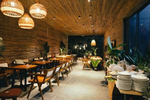 Restaurace v ubytování Tre Yoga Retreat