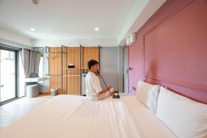 Postel nebo postele na pokoji v ubytování Lima Hotel