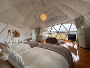 GRAND VERDE RESORT客房内的一张或多张床位