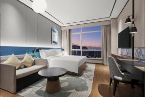 Posezení v ubytování Hilton Garden Inn Beijing Yizhuang