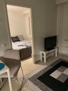 TV a/nebo společenská místnost v ubytování Aarni - SimpleStudio in Tornio