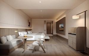 Eldhús eða eldhúskrókur á Maiyue Hotel-Xi`an Zhonggulou