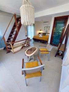 Postel nebo postele na pokoji v ubytování Casa iguana-home away
