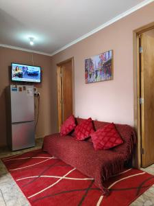 TV a/nebo společenská místnost v ubytování Departamentos Entre Lagos + 20 fotografií