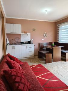 Kuchyň nebo kuchyňský kout v ubytování Departamentos Entre Lagos