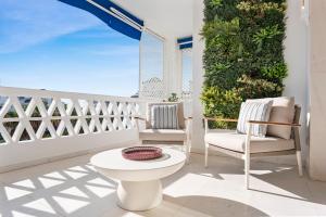 Balkón nebo terasa v ubytování Espacioso y encantador apartamento en las gaviotas