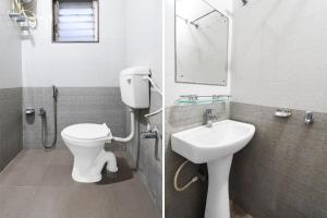 Koupelna v ubytování Super Hotel O Indira Park Road Bhubaneswar
