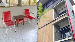 Kuchyň nebo kuchyňský kout v ubytování Lindswell Living Sudirman