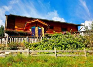Zahrada ubytování Panorama Ferienhaus Ematberg mit Bergblick und Sauna