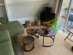 Χώρος καθιστικού στο Charming Chalet Whistler in the Heart of Durbuy