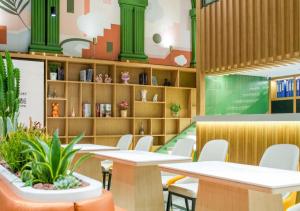 Area soggiorno di Xiamen Airport SM City Plaza Yunrui Hotel