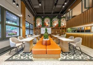 Area soggiorno di Xiamen Airport SM City Plaza Yunrui Hotel