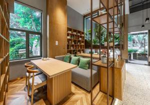 Area soggiorno di Xiamen Airport SM City Plaza Yunrui Hotel