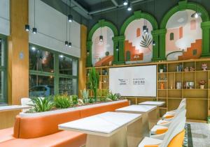 Area soggiorno di Xiamen Airport SM City Plaza Yunrui Hotel