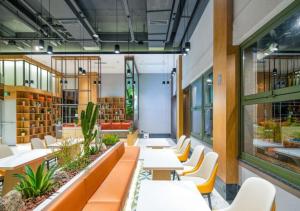 Area soggiorno di Xiamen Airport SM City Plaza Yunrui Hotel