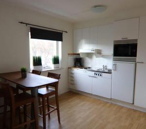 Kuchyň nebo kuchyňský kout v ubytování Nice Home In Karlshamn With Wifi And 0 Bedrooms