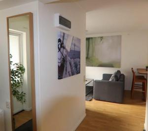 Posezení v ubytování Nice Home In Karlshamn With Wifi And 0 Bedrooms