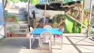 Patio nebo venkovní prostory v ubytování Colibri
