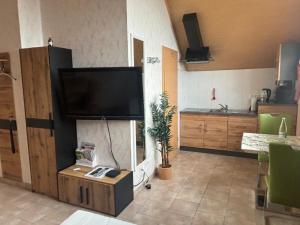 Kuchyň nebo kuchyňský kout v ubytování Apartment in Stauseenähe