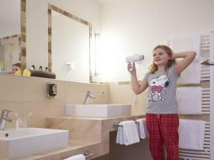 Koupelna v ubytování Berghotel Mummelsee