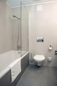 Koupelna v ubytování Hotel Euro