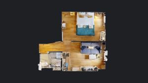 a collage of photos of a room at Bluestay 141 - Superb apartment in Bagnolet