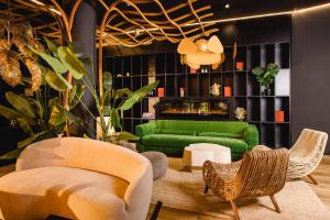 Rioca Frankfurt Posto 7的休息区