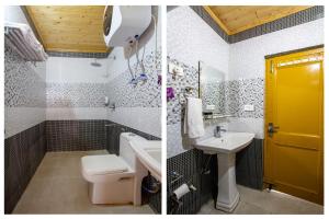 Ένα μπάνιο στο Hotel Cherry Manali