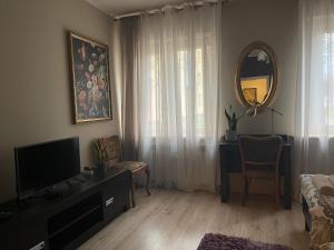 TV a/nebo společenská místnost v ubytování Apartament PolnaHouse