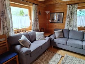 Χώρος καθιστικού στο Chalet Siebenschläfer