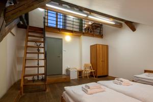 Vuode tai vuoteita majoituspaikassa Zámecký Hotel Litomyšl