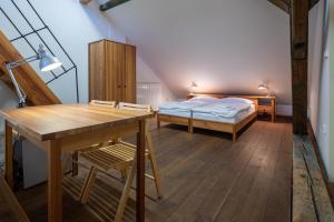 Vuode tai vuoteita majoituspaikassa Zámecký Hotel Litomyšl