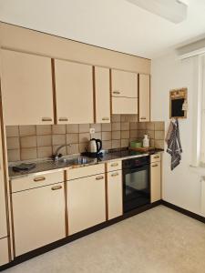 Kuchyň nebo kuchyňský kout v ubytování NEB-Thun Appartment 3